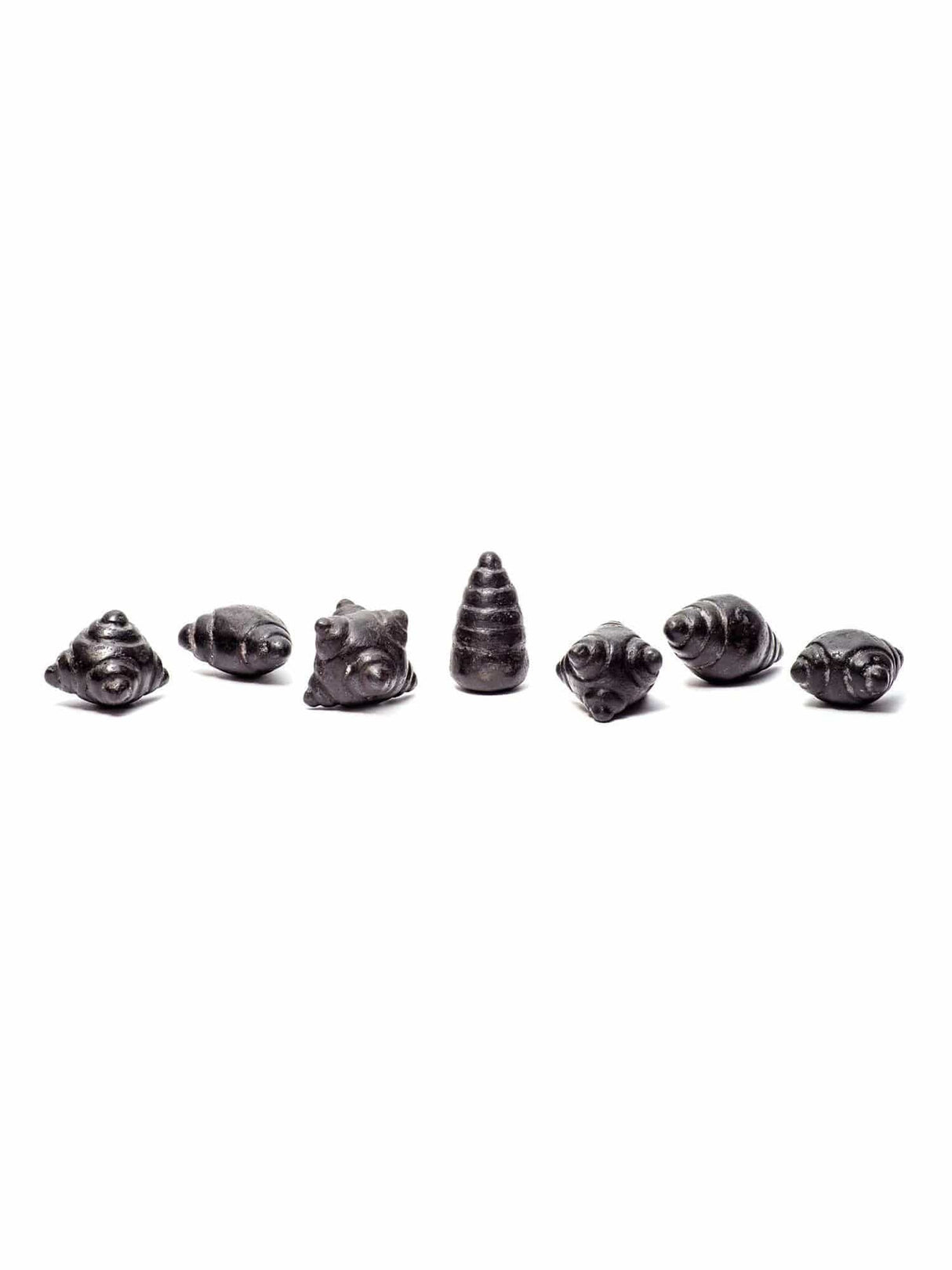 Stone Carvings 'Meteorite' Chumpi Stone Set - 7 Piece