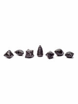 Stone Carvings 'Meteorite' Chumpi Stone Set - 7 Piece