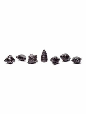 Stone Carvings 'Meteorite' Chumpi Stone Set - 7 Piece
