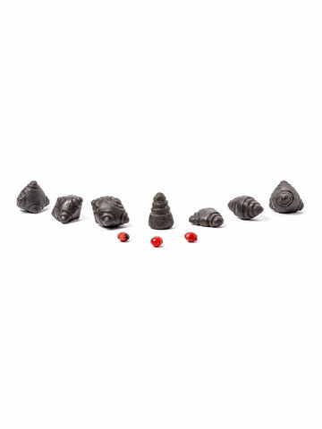 Mini 'Meteorite' Chumpi Stone Set - 7 Piece