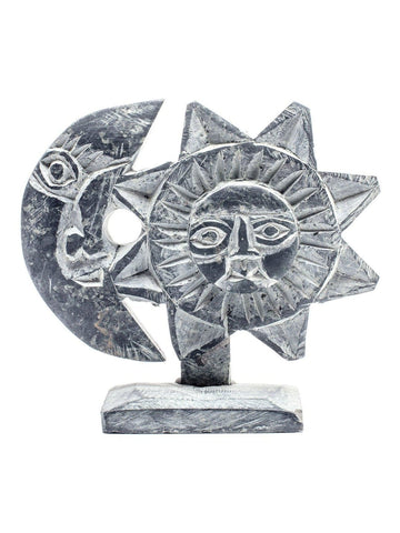 Sun and Moon Stone Carving