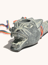 Ceremonial Stone Carved Pipe - 12 inch