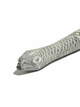 Ceremonial Stone Carved Pipe - 12 inch