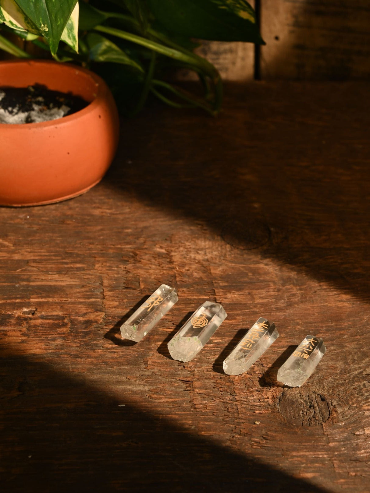 Quartz Crystal Usui Reiki Set