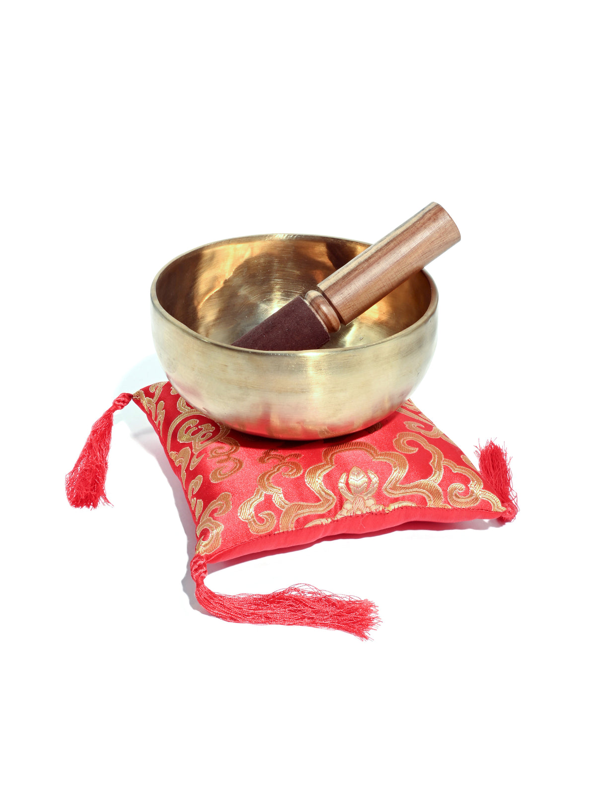 Handbeaten Singing Bowl - 6 inch with Cushion