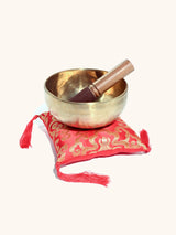 Handbeaten Singing Bowl - 6 inch with Cushion
