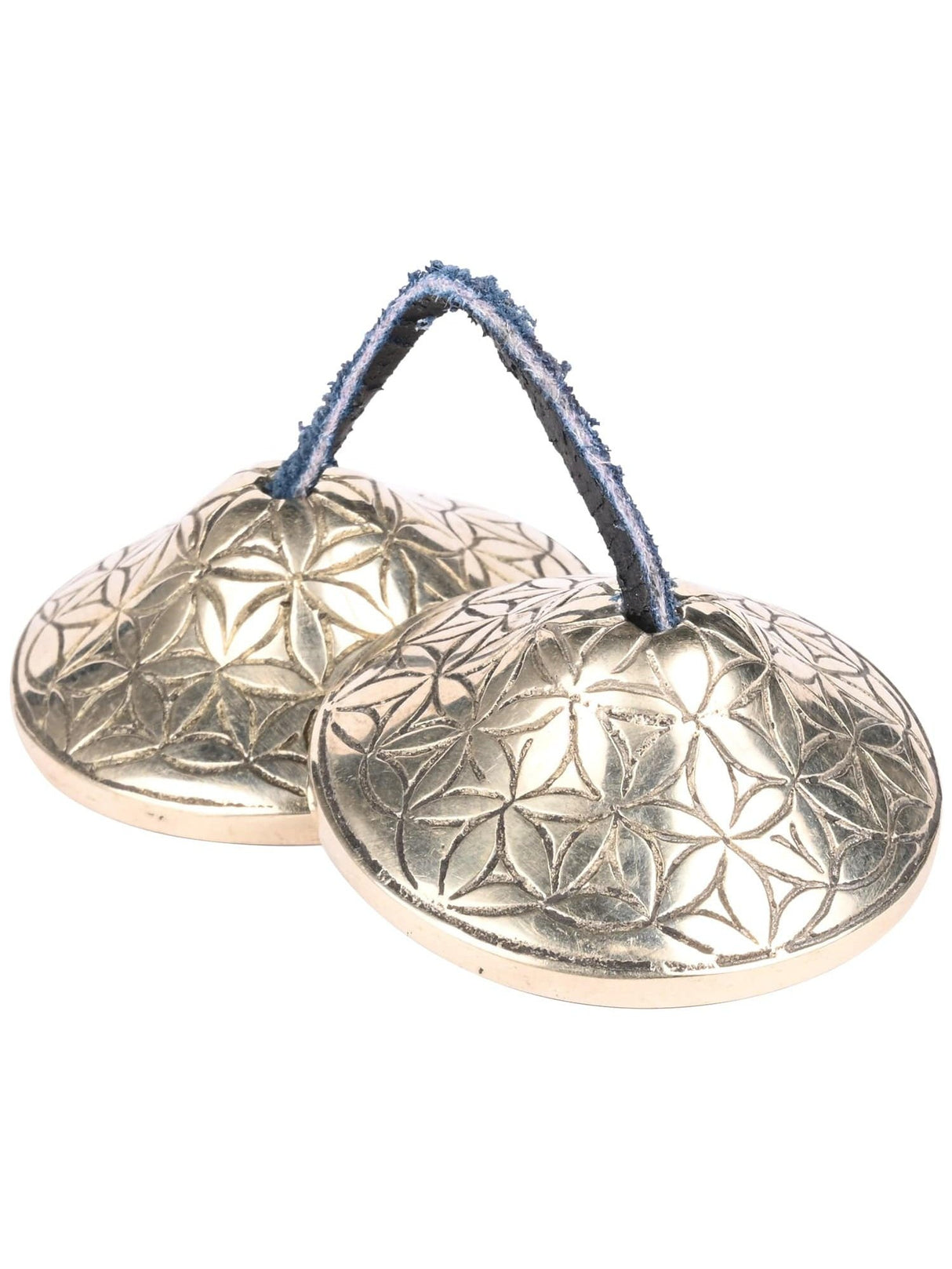 Etched Flower of Life Tingsha | mmt4