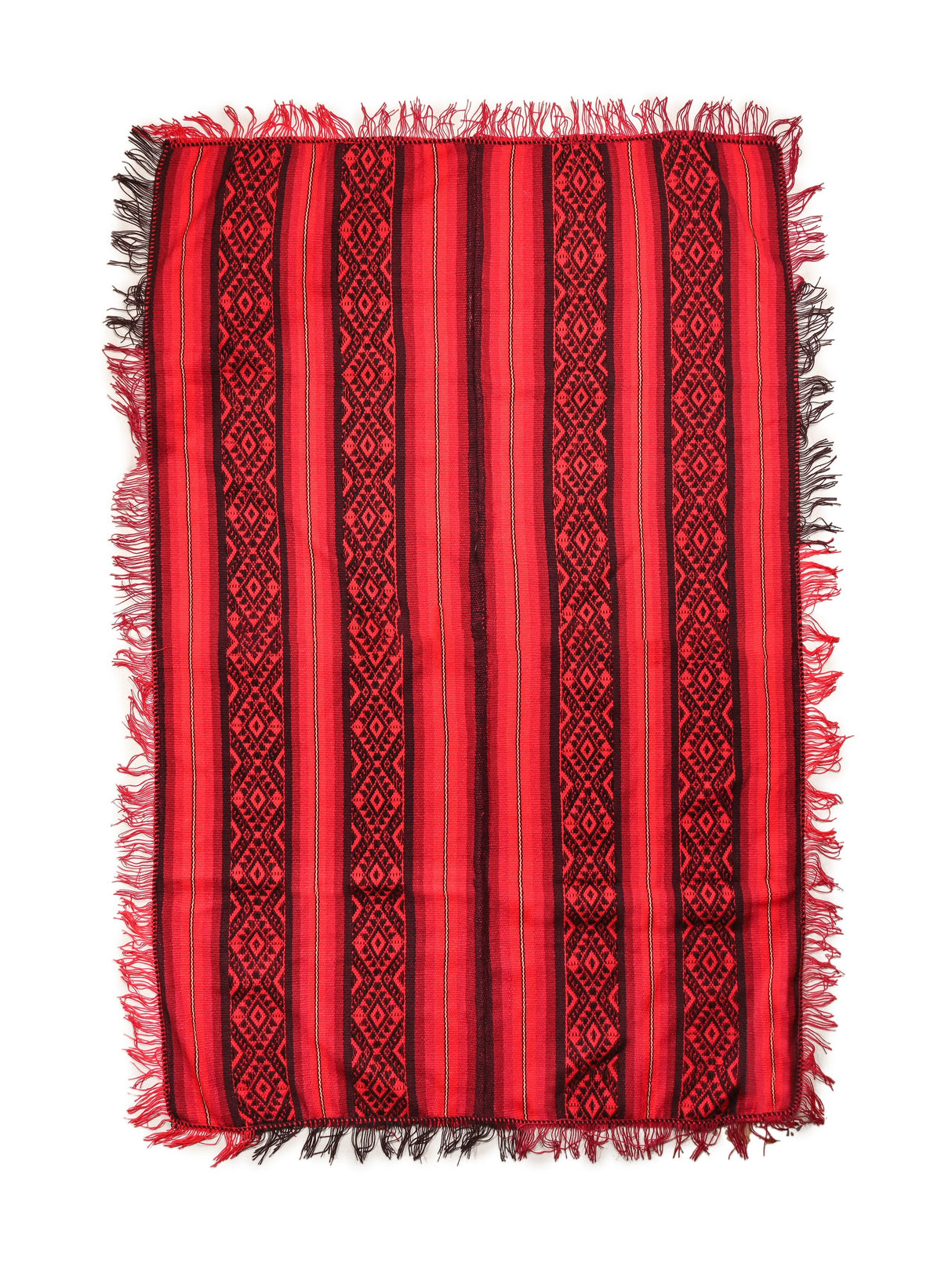 Peruvian Traditional Wool Blend Poncho - txp0009