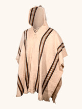 Bolivian "Illimani" Poncho with Hood