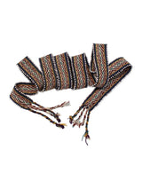 Watana Ties Berry-Teal Watana Tie w/Beaded Trim