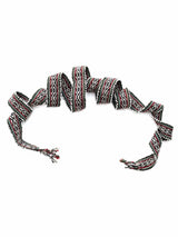 Watana Ties Blue Berry Watana Tie w/Beaded Trim