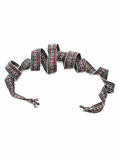 Watana Ties Blue Berry Watana Tie w/Beaded Trim