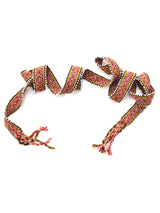 Watana Ties Gold Rose Watana Tie w/Beaded Trim