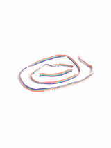 Watana Ties with Beaded Trim - Narrow - Rainbow