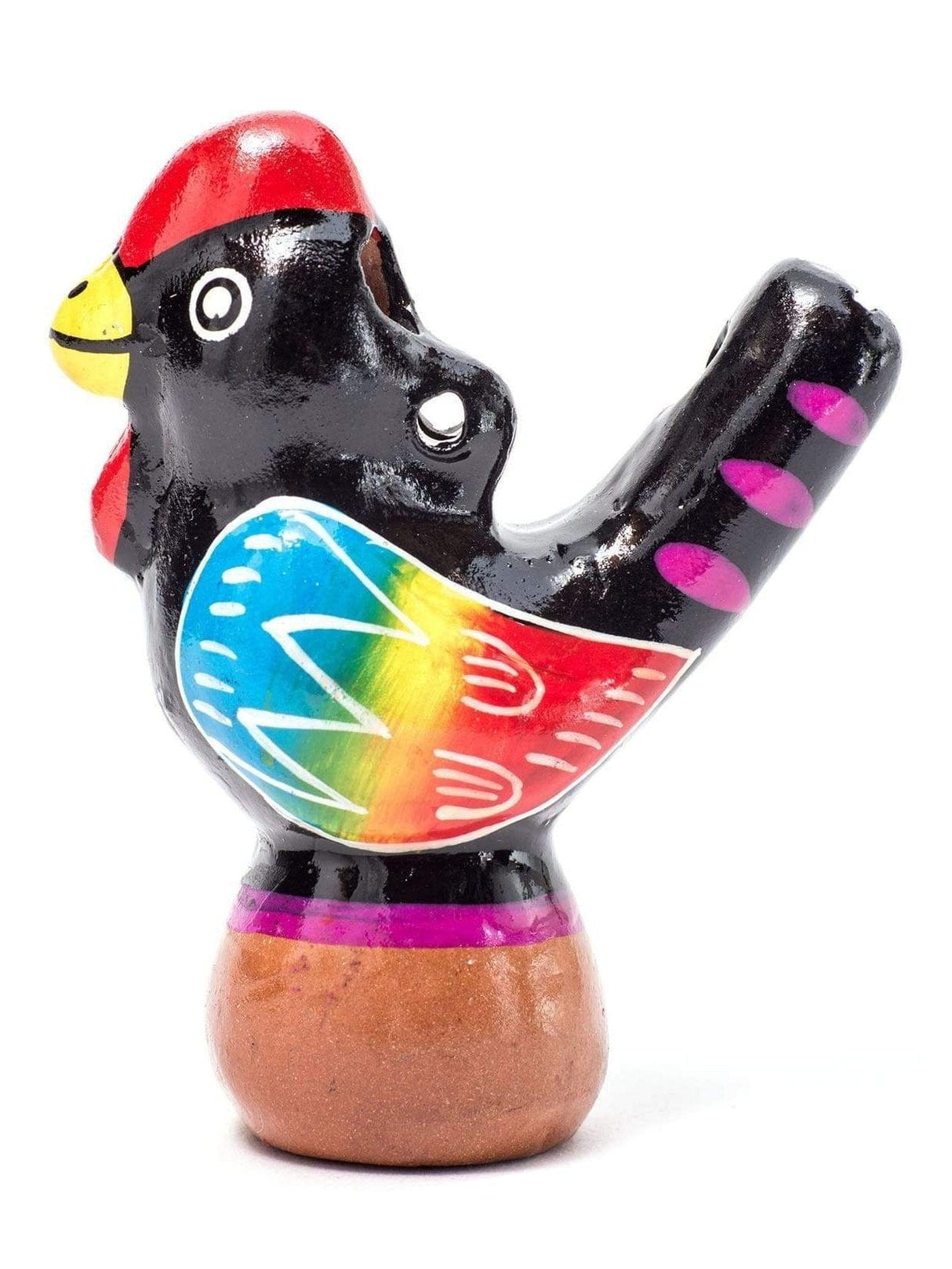 Water Whistles Black Rooster Mini Chirping Water Whistle