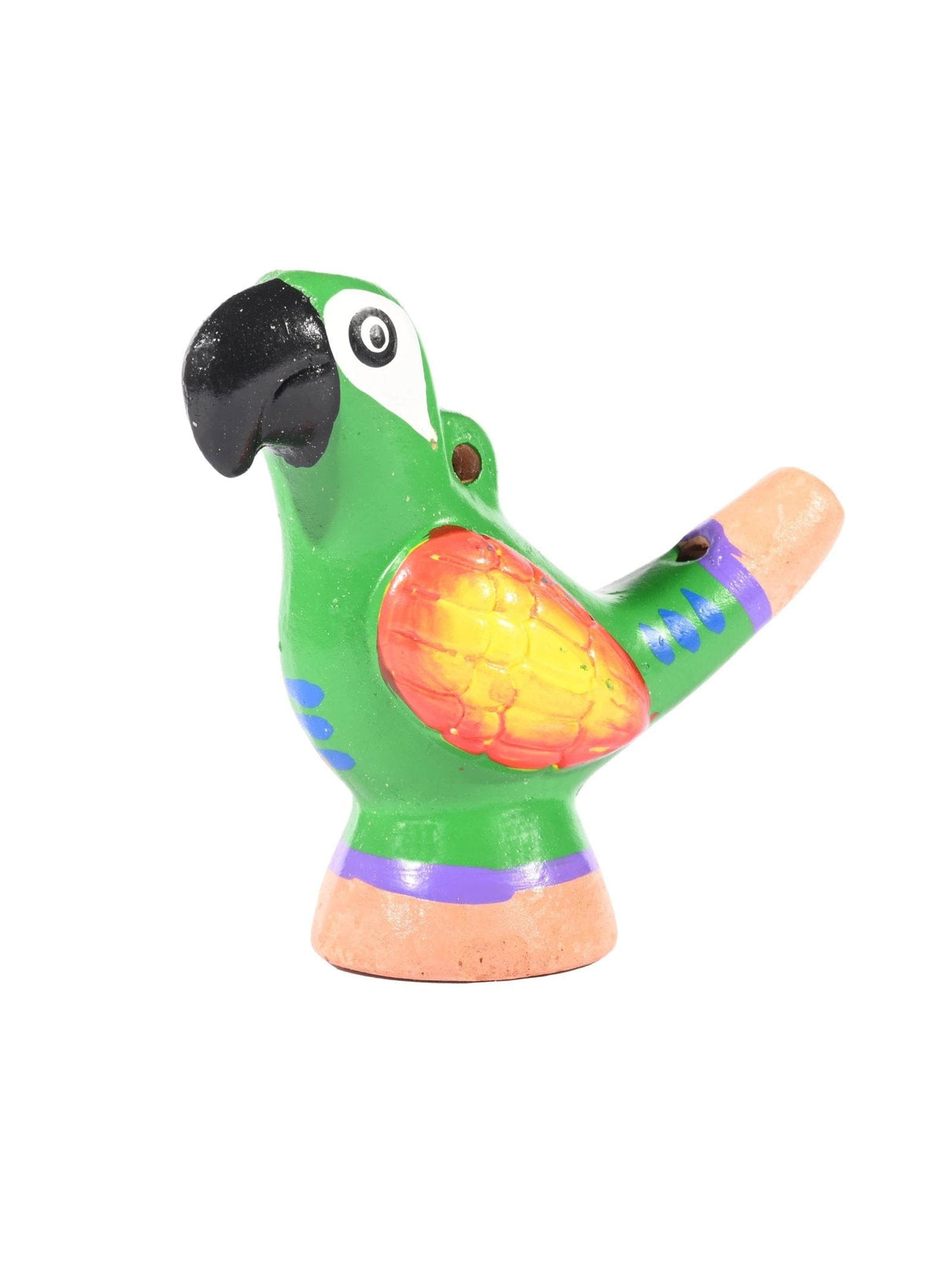 Water Whistles Green Parrot Mini Chirping Water Whistle