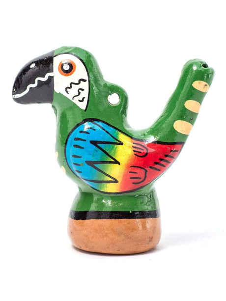Water Whistles Green Toucan Mini Chirping Water Whistle