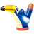 Water Whistles Navy Toucan Mini Chirping Water Whistle