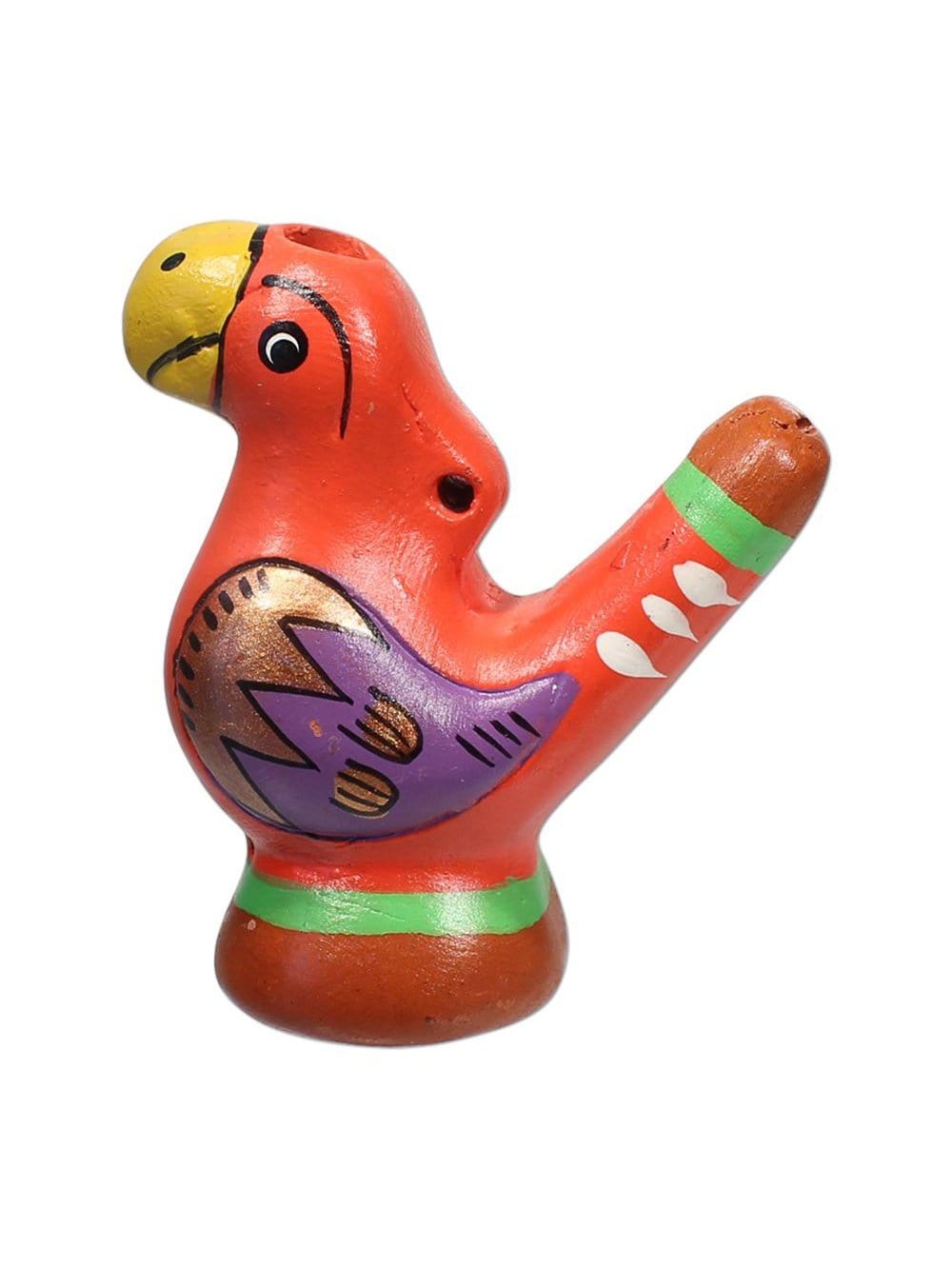 Water Whistles Orange Parrot Mini Chirping Water Whistle