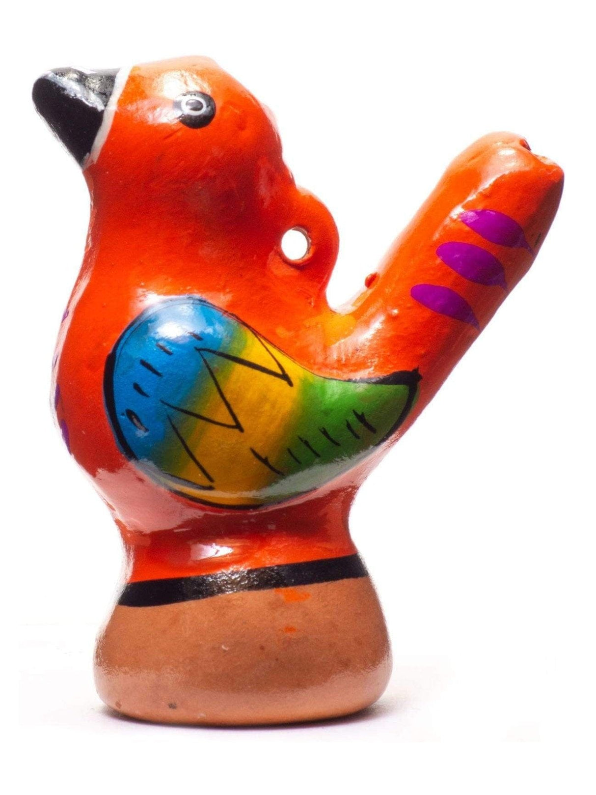 Water Whistles Orange Songbird Mini Chirping Water Whistle