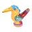 Water Whistles Orange Toucan Mini Chirping Water Whistle