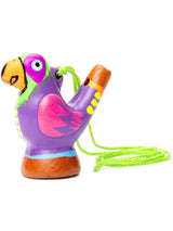 Water Whistles Purple Parrot Mini Chirping Water Whistle