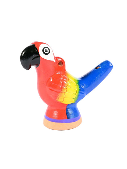 Water Whistles Red Parrot Mini Chirping Water Whistle