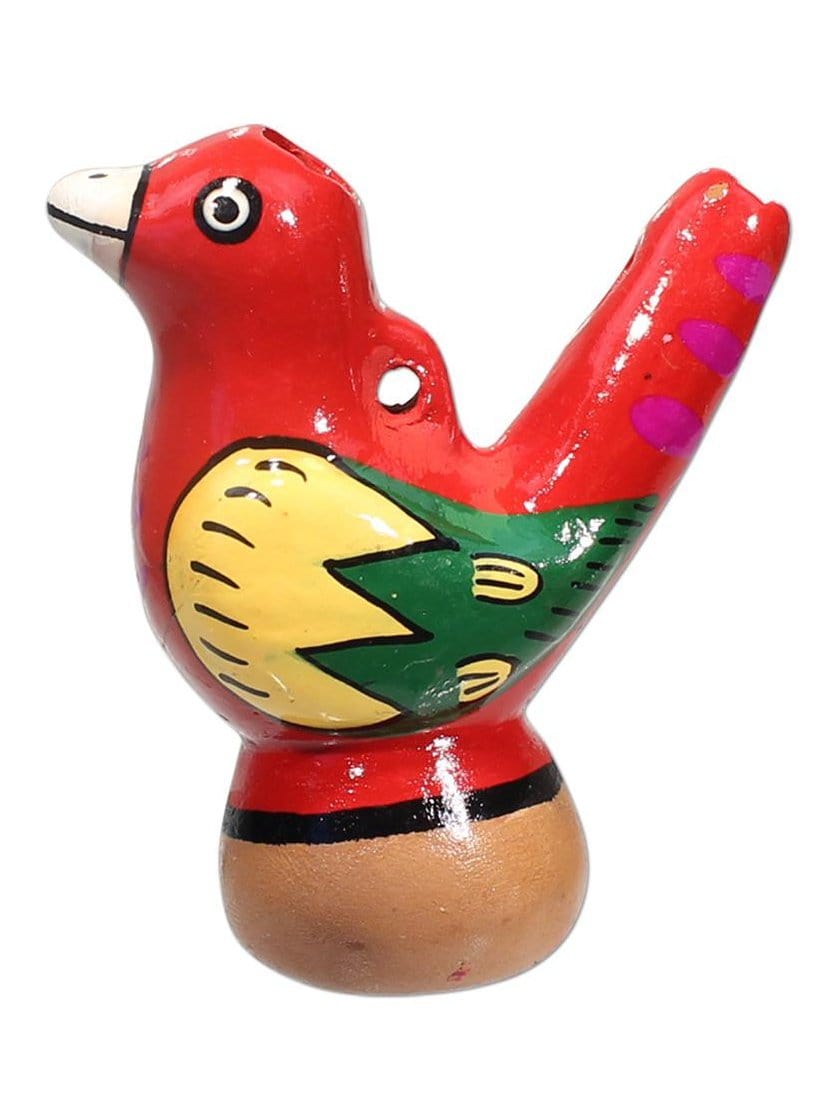 Water Whistles Red Songbird Mini Chirping Water Whistle