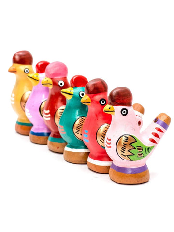 Rooster Mini Chirping Water Whistle