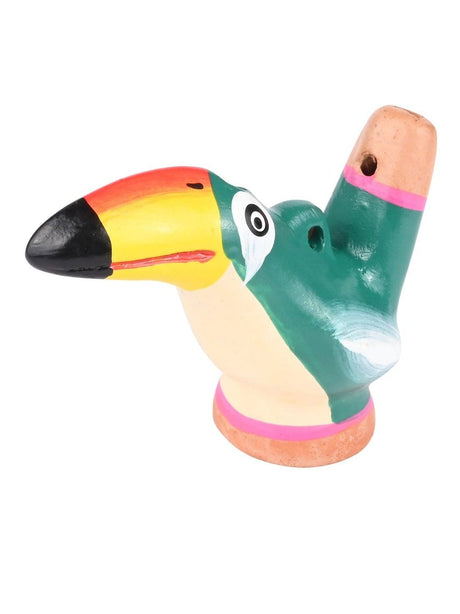 Water Whistles Teal Toucan Mini Chirping Water Whistle