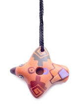 Whistles on Cord Tan Singing Bird Clay Whistle on Cord