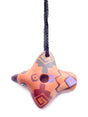Whistles on Cord Tan Singing Bird Clay Whistle on Cord