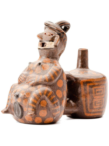 Huaco Silbador-Peruvian Whistling Vessel -The Goddess of Fertility