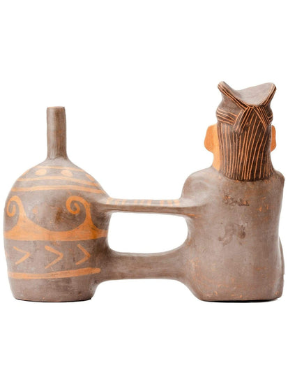 Whistling Vessels Huaco Silbador-Peruvian Whistling Vessel -The Mummy