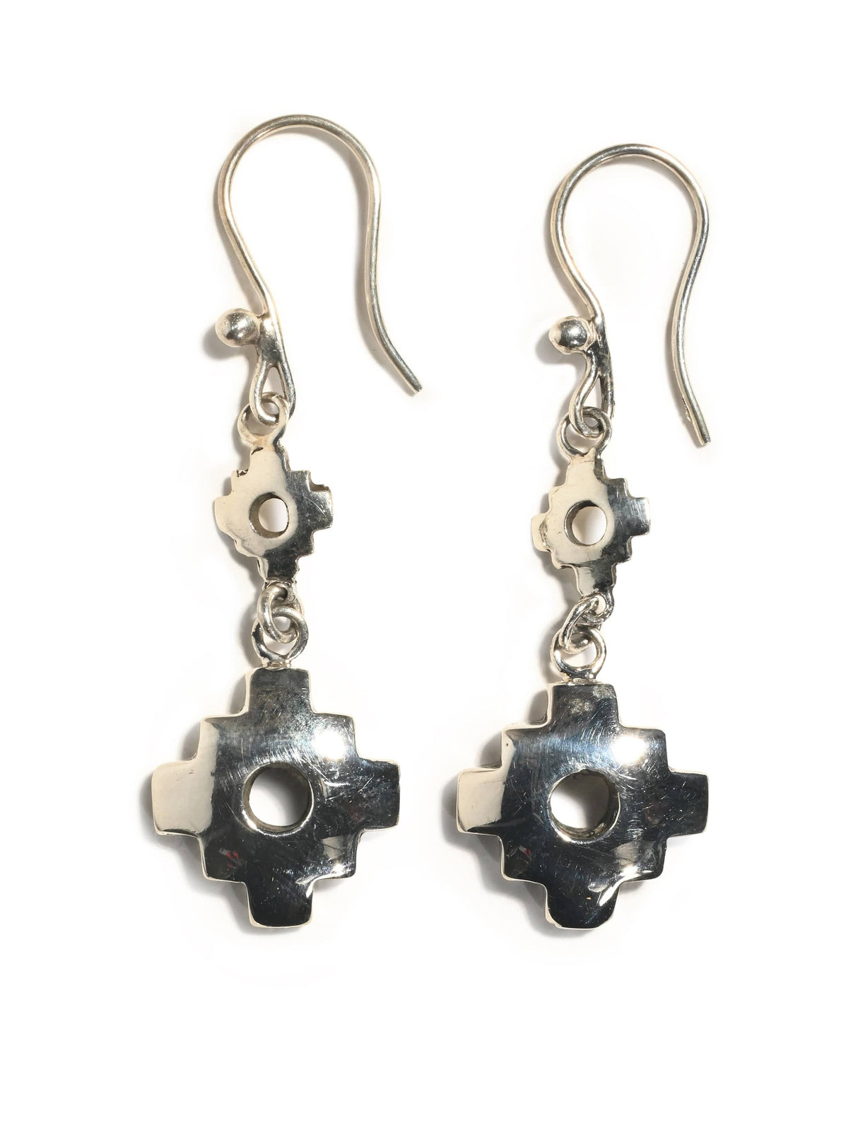 Sterling Silver Chakana Earrings