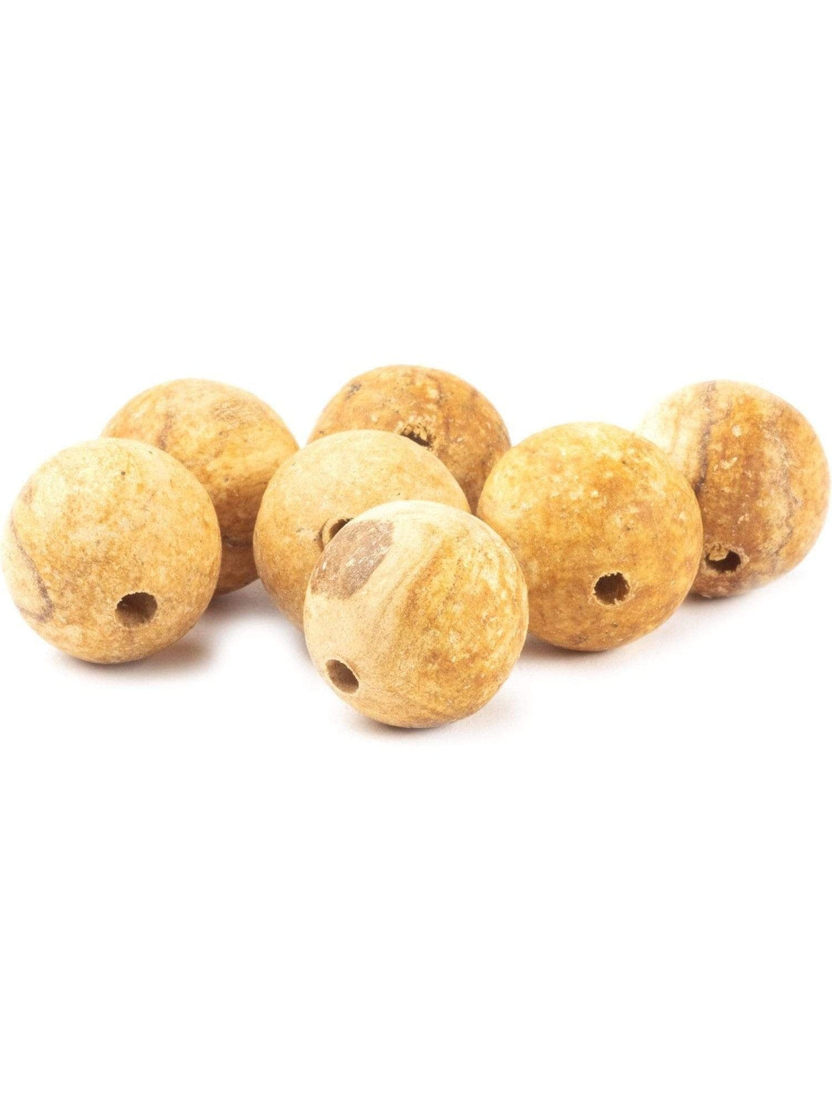 Wood Carvings 18 mm / 100 beads Palo Santo Beads - Bulk