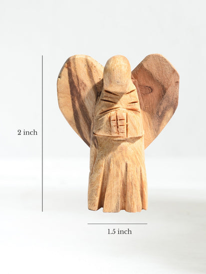 Wood Carvings Palo Santo Carved Angel