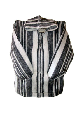 Wool Ponchos Medium / Gray Wool Hooded Sweater