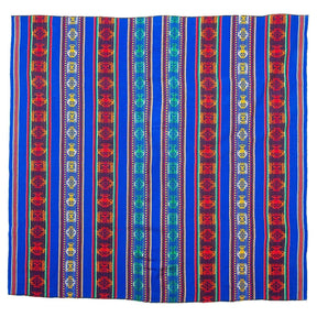 Woven Throw Peruvian Woven Throw Blue | tx0080