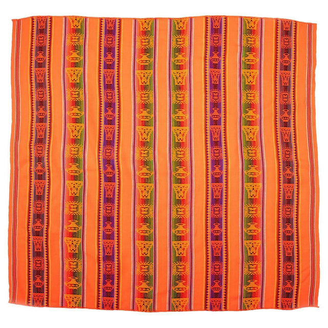 Woven Throw Peruvian Woven Throw Orange