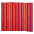 Peruvian Woven Throw - Red |  tx0046a