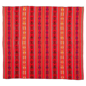 Peruvian Woven Throw - Red |  tx0046a