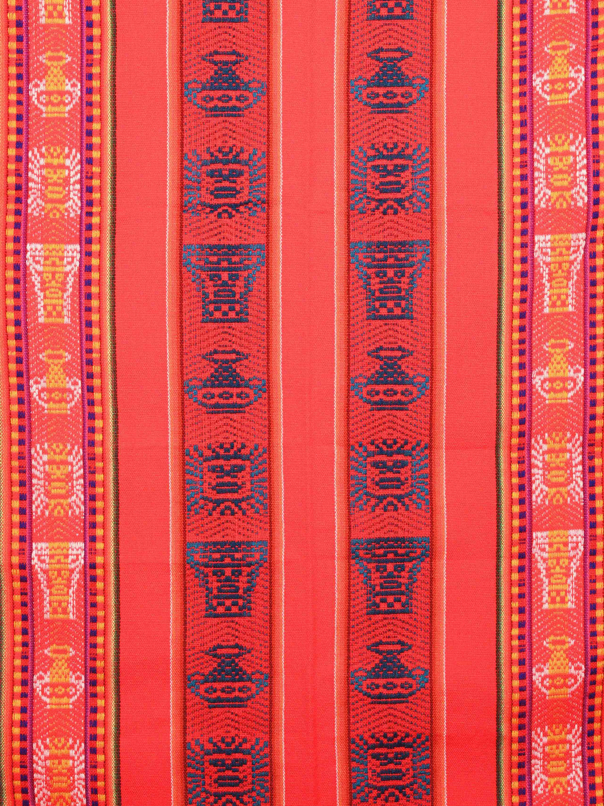 Peruvian Woven Throw - Red 1 |  tx0046a