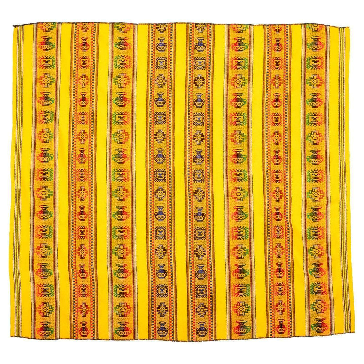 Woven Throws Peruvian Woven Throw - Yellow
