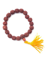 Wrist Malas Nepali Rudraksha Bead Wrist Mala - Stretchy