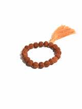 Wrist Malas Nepali Rudraksha Bead Wrist Mala - Stretchy