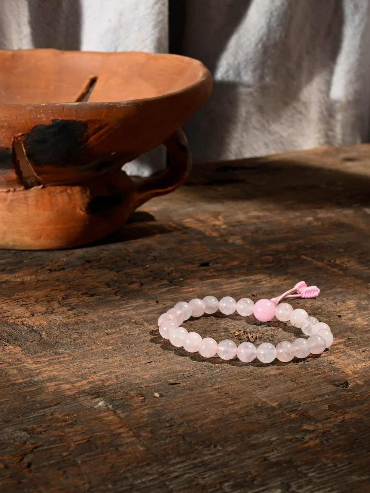 Rose Quartz Wrist Mala