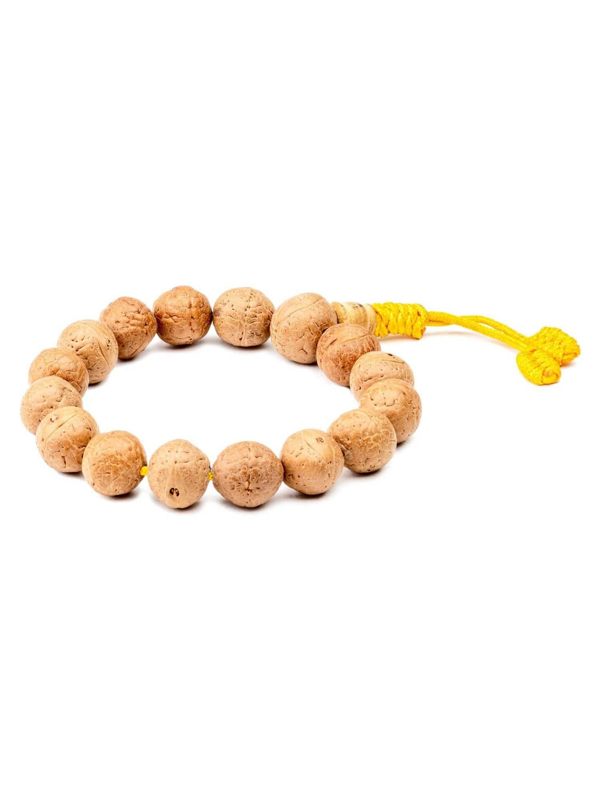 Wrist Malas Yellow Tibetan Bodhi Seed Wrist Mala