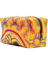 Zipper Bags Plant Spirit Shipibo Embroidered Cube Zipper Pouch