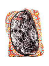 Zipper Bags Shipibo Embroidered Cube Zipper Pouch